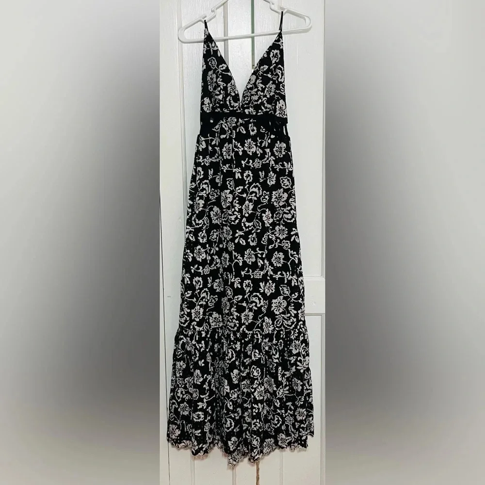 Ramy Brook Ingrid Floral Eyelet Maxi Dress - Picture 6 of 11